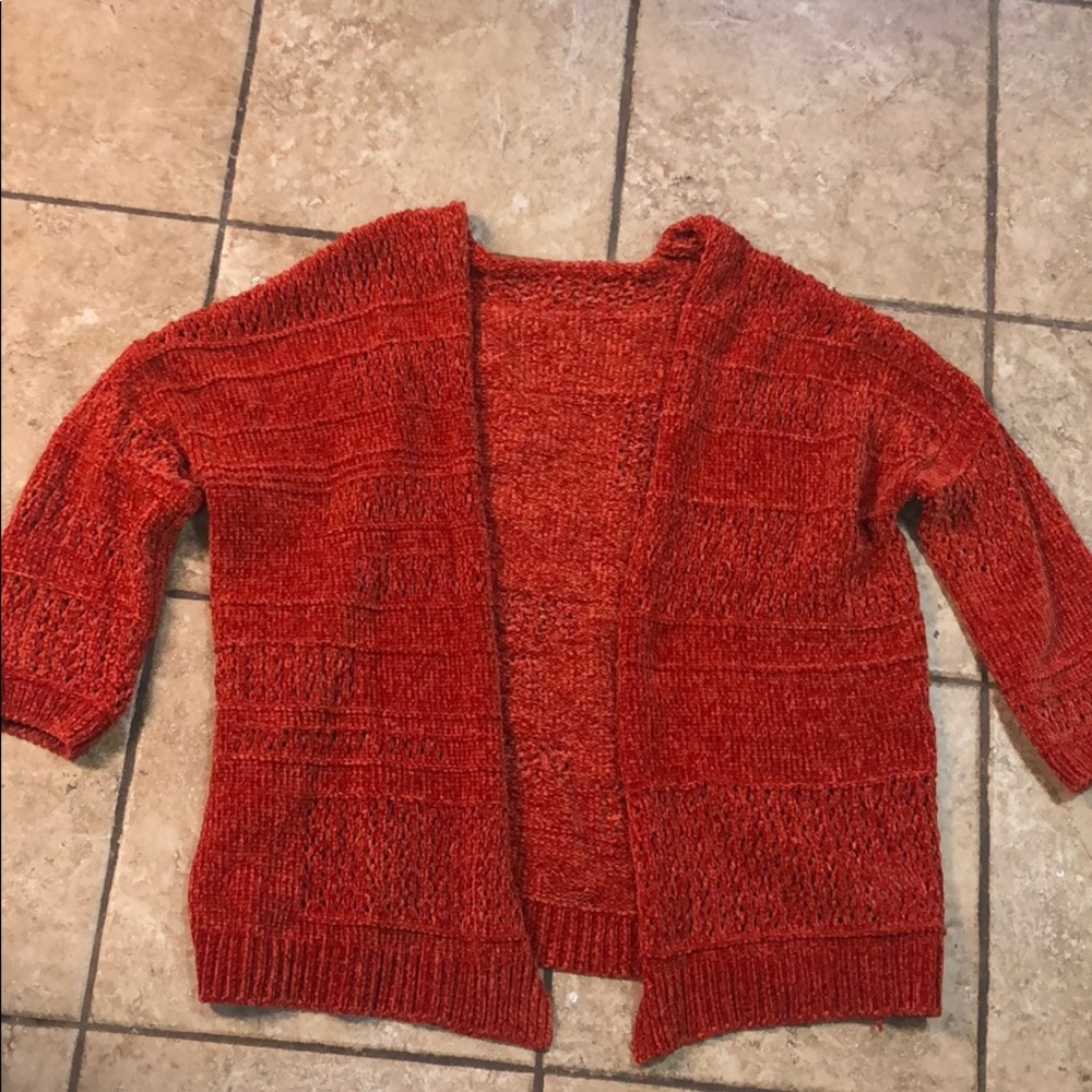 Open front cardigan